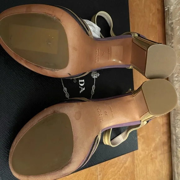 Prada ankle strap heels. Absolutely hard to find!!Never worn.